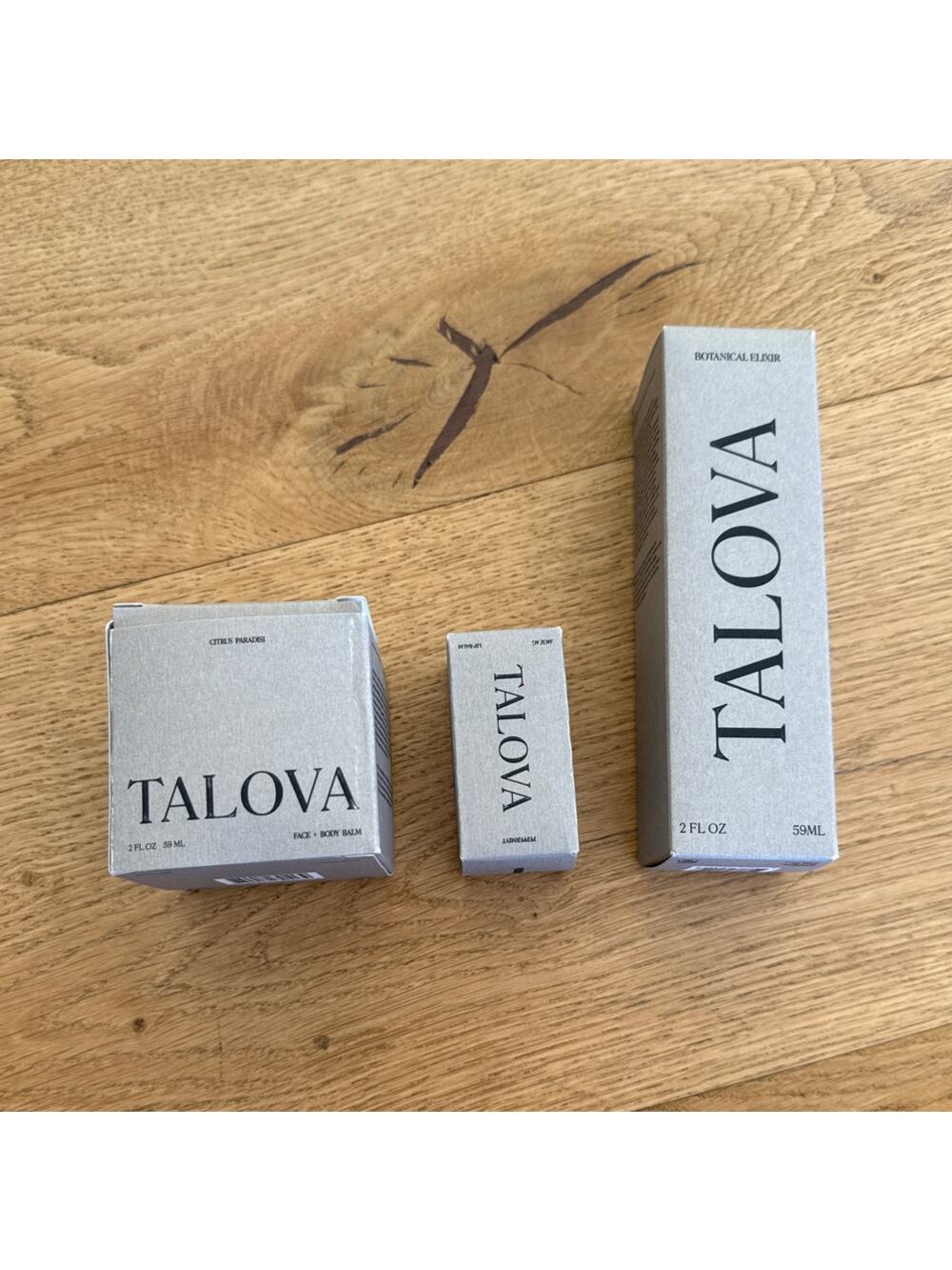 Talova Skincare Bundle for Face Body and Lips